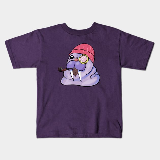 walrus Kids T-Shirt by PowerSurgeX1